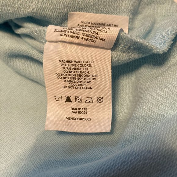 Fila Long Sleeve Crew Neck Sweatshirt with Pockets Blue 2X NWT - Picture 10 of 10